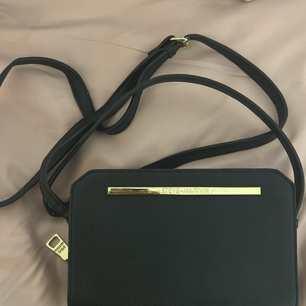 Steve Madden Black leather bag